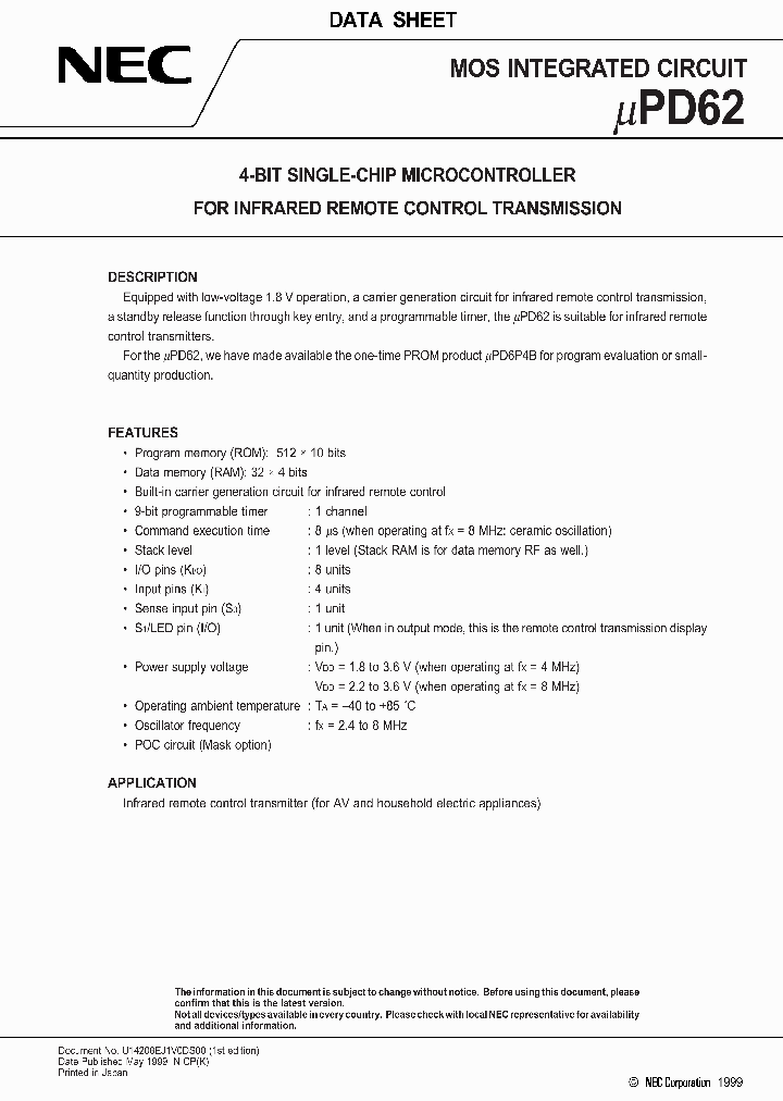 UPD62_5519.PDF Datasheet