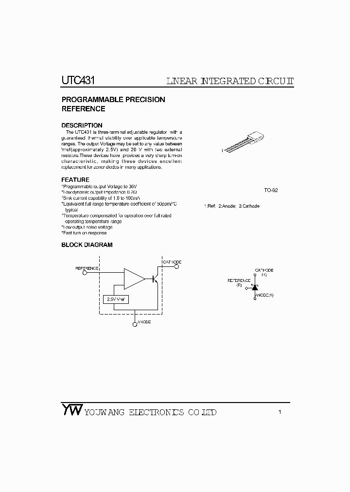 UTC431_255304.PDF Datasheet