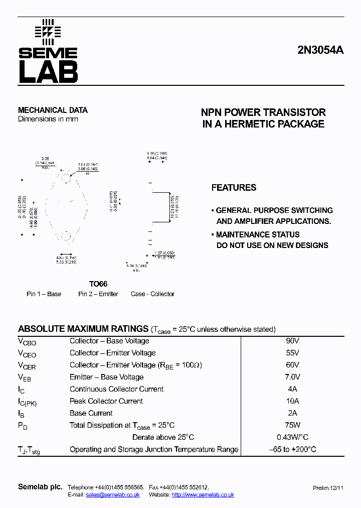 2N3054A_196443.PDF Datasheet