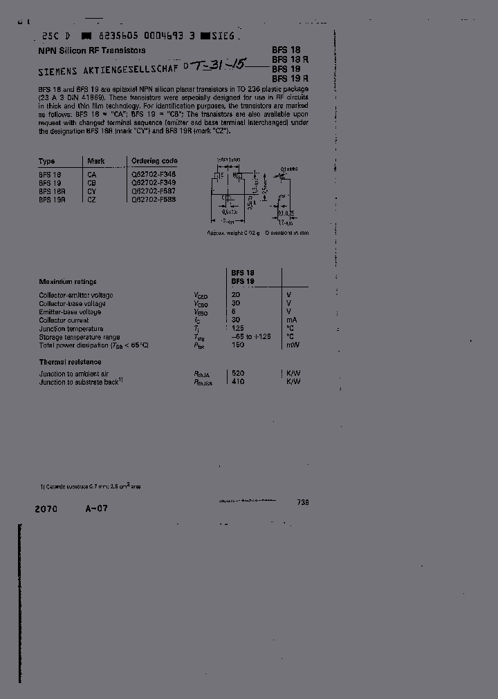 BFS18_237222.PDF Datasheet