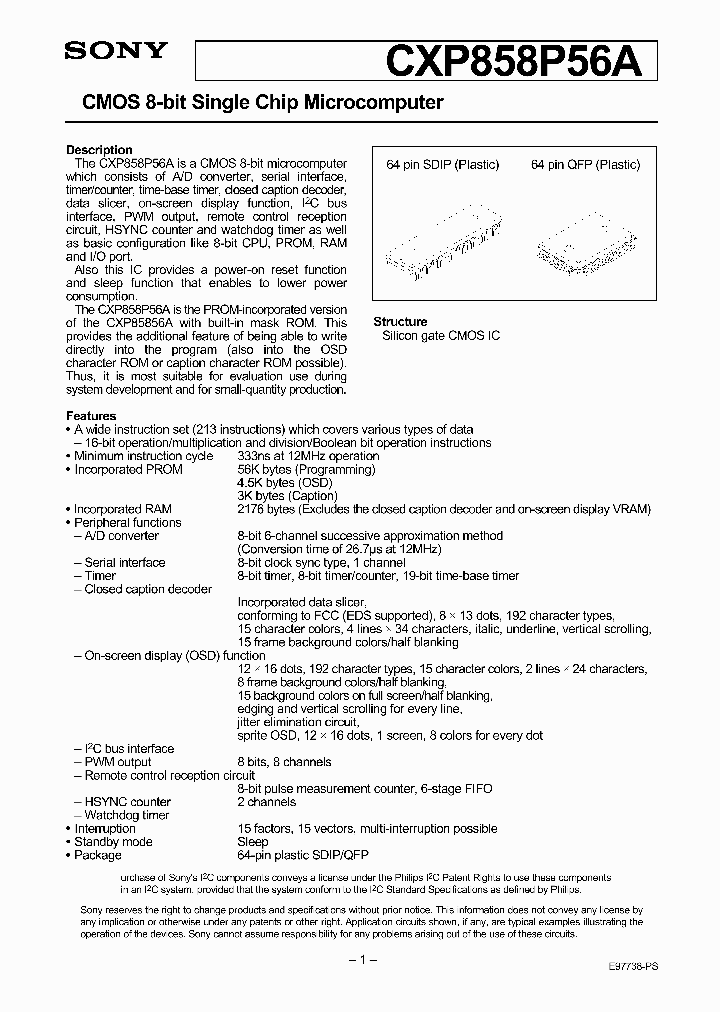 CXP858P56A_218234.PDF Datasheet