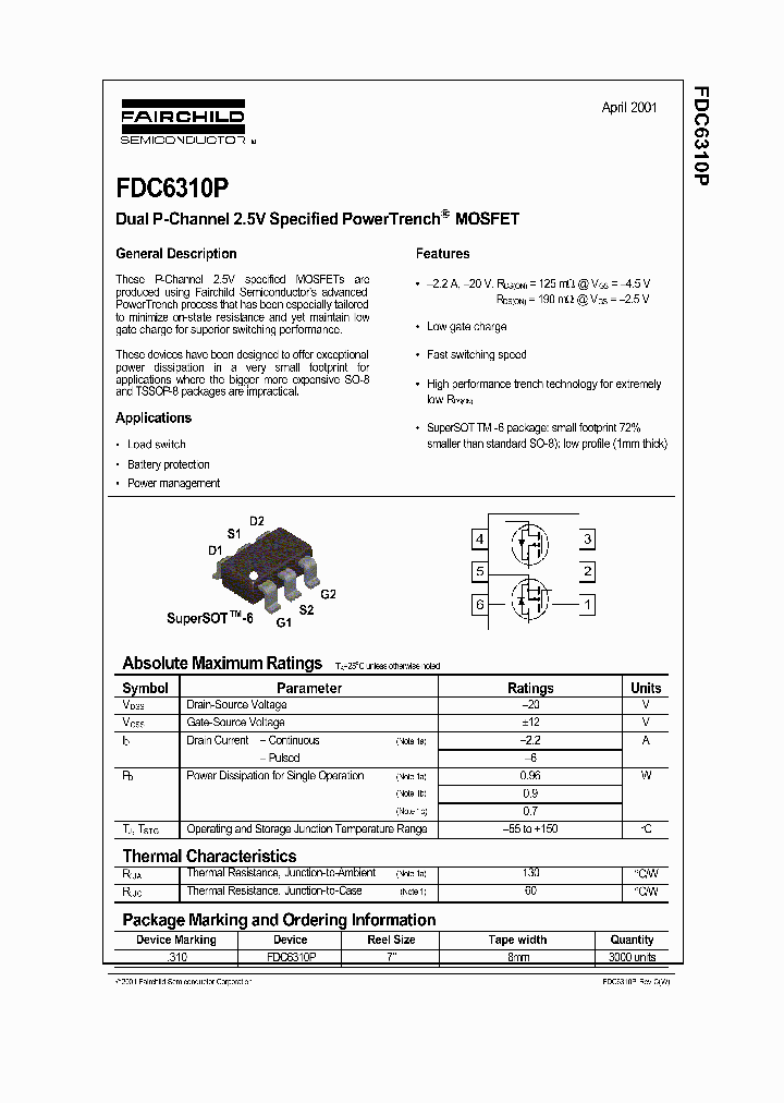 FDC6310P_224999.PDF Datasheet