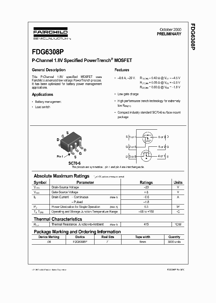 FDG6308_237678.PDF Datasheet