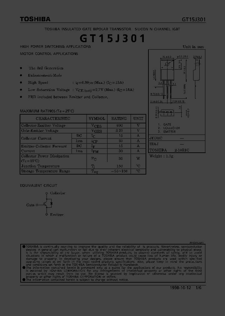 GT15J301_235431.PDF Datasheet