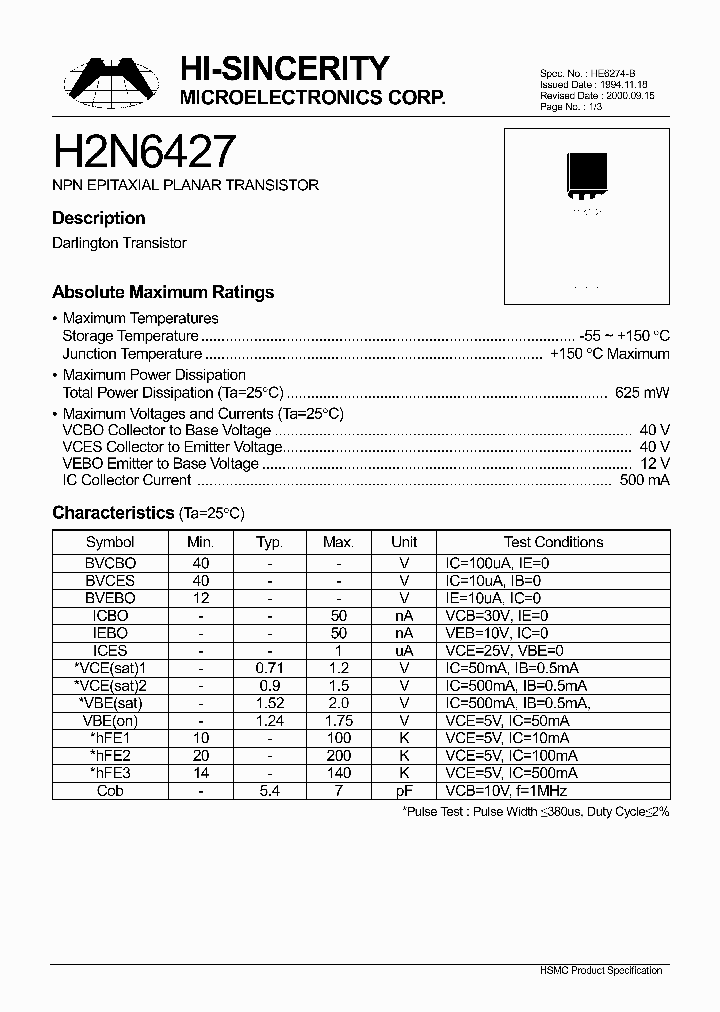 H2N6427_219314.PDF Datasheet