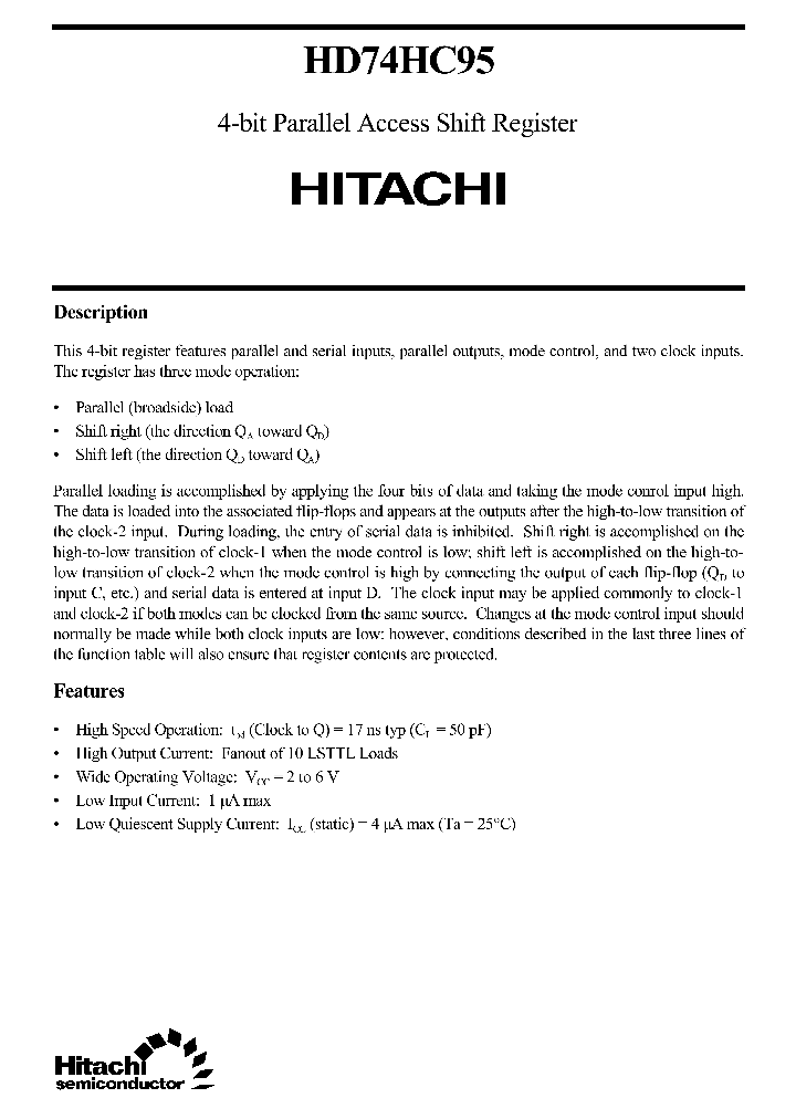 HD74HC95_270762.PDF Datasheet
