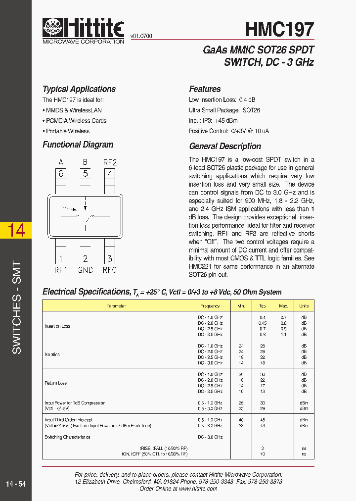 HMC197_212945.PDF Datasheet
