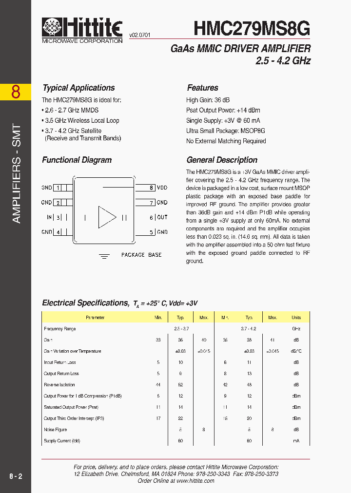 HMC279MS8G_213364.PDF Datasheet