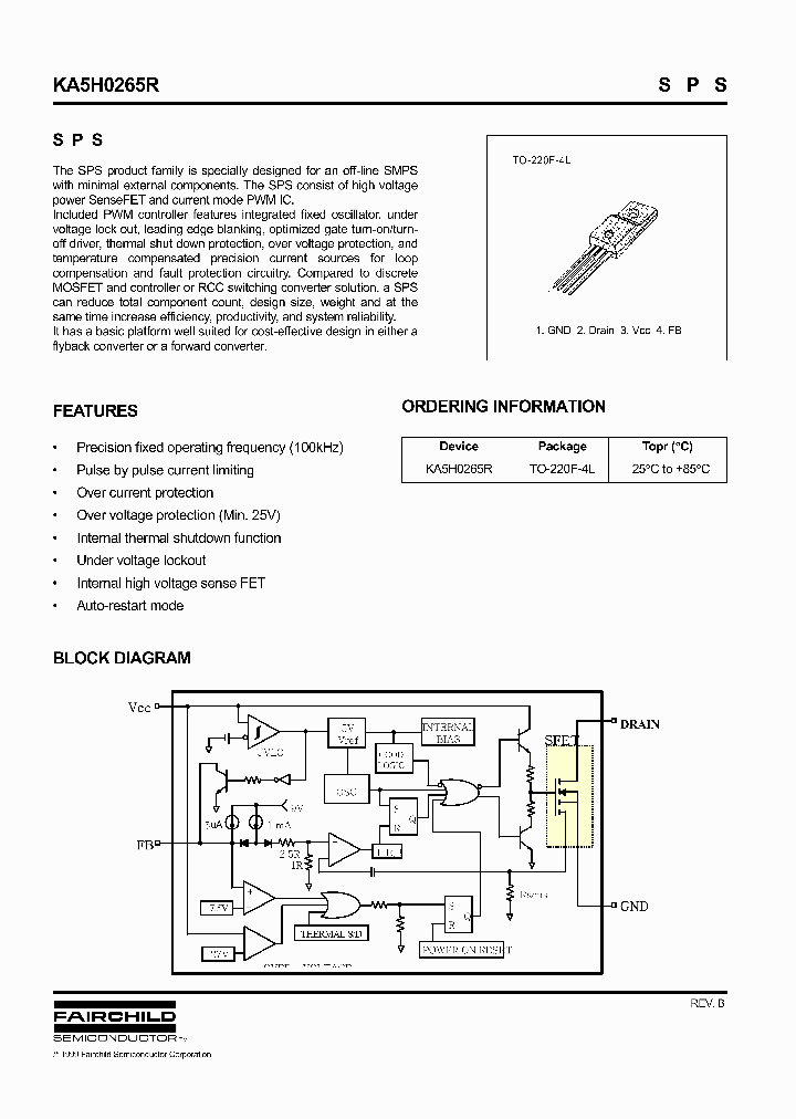 KA5H0265R_238752.PDF Datasheet