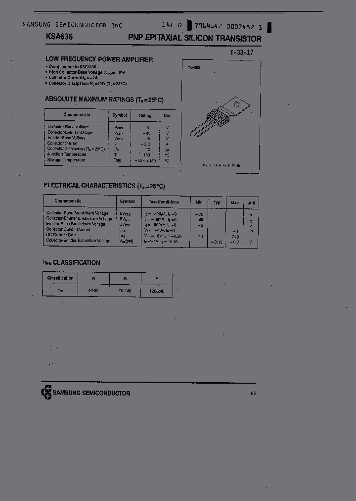 KSA636_229158.PDF Datasheet