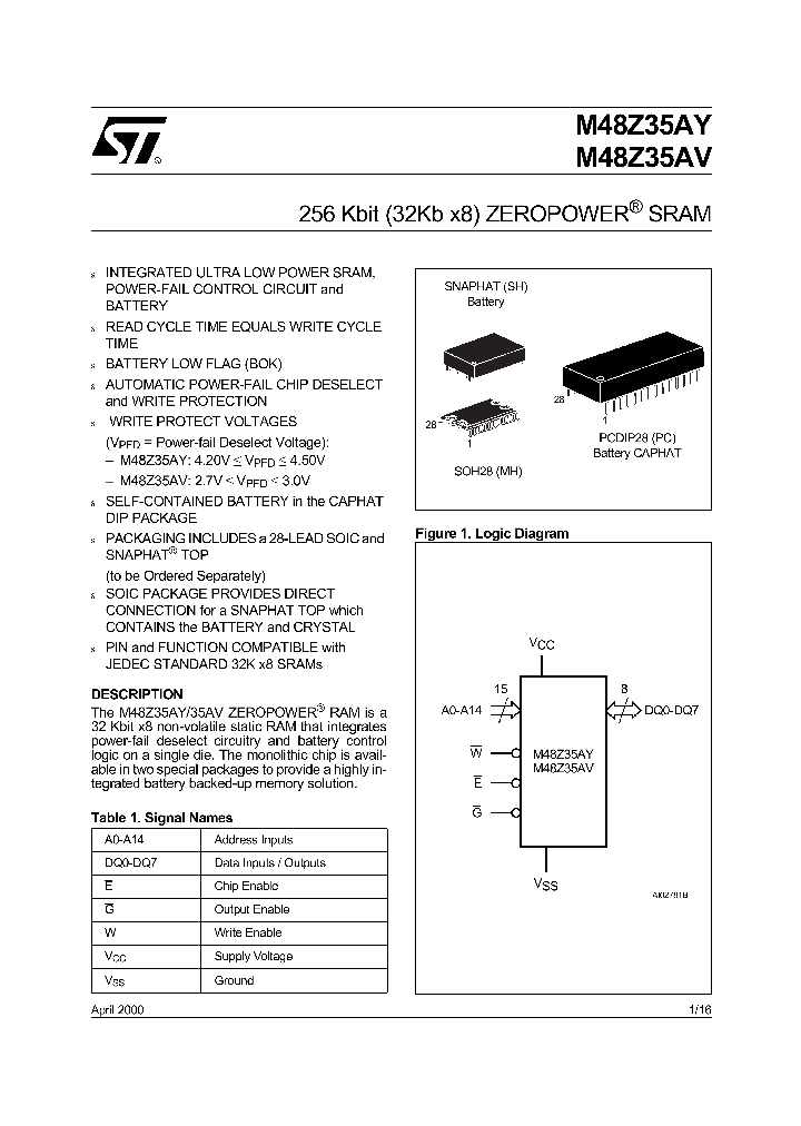M48Z35AY_216972.PDF Datasheet