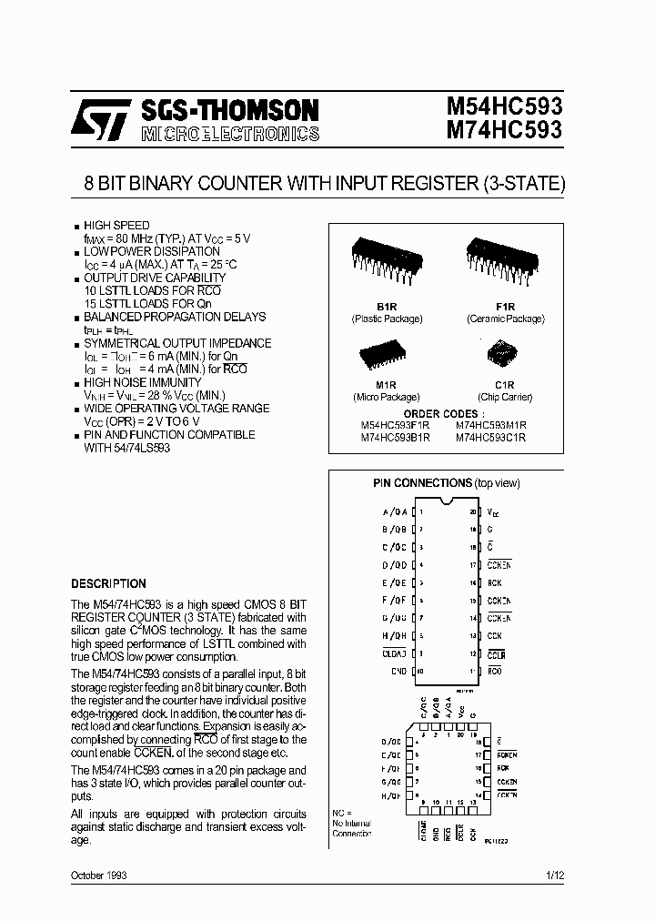 M54HC593_228202.PDF Datasheet