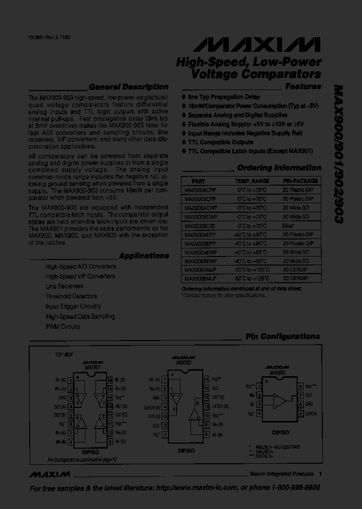 MAX900_3243.PDF Datasheet