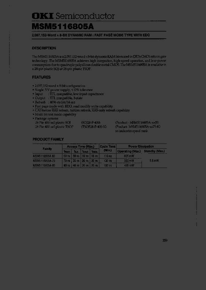 MSM5116805A_223611.PDF Datasheet