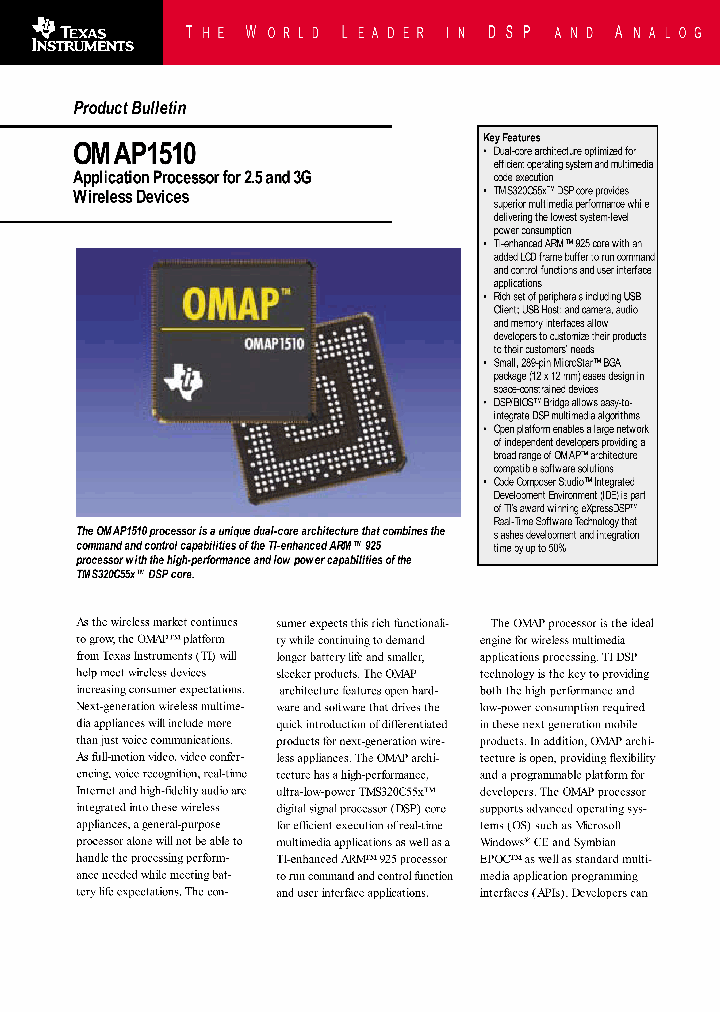 OMAP1510_196897.PDF Datasheet