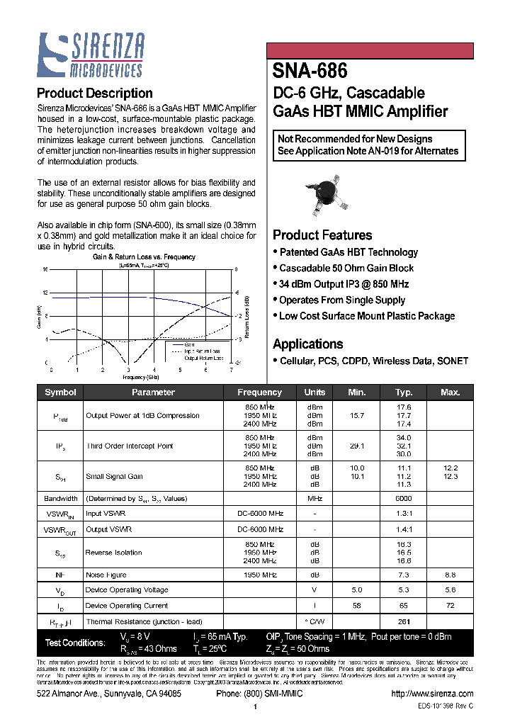 SNA-686_236484.PDF Datasheet