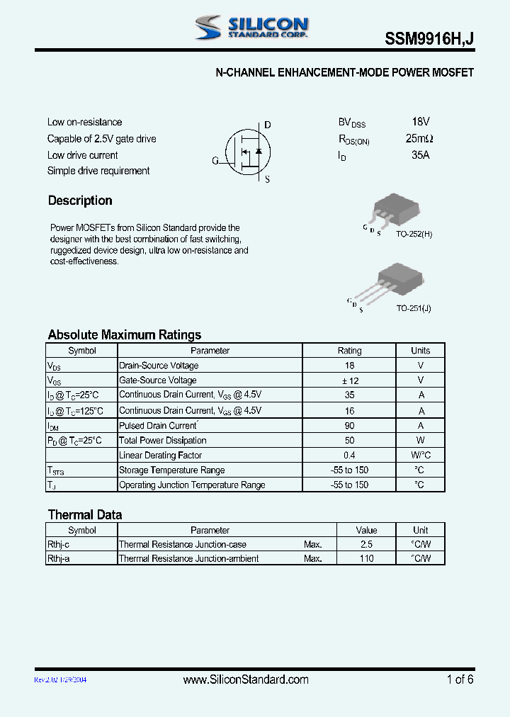 SSM9916H_249399.PDF Datasheet