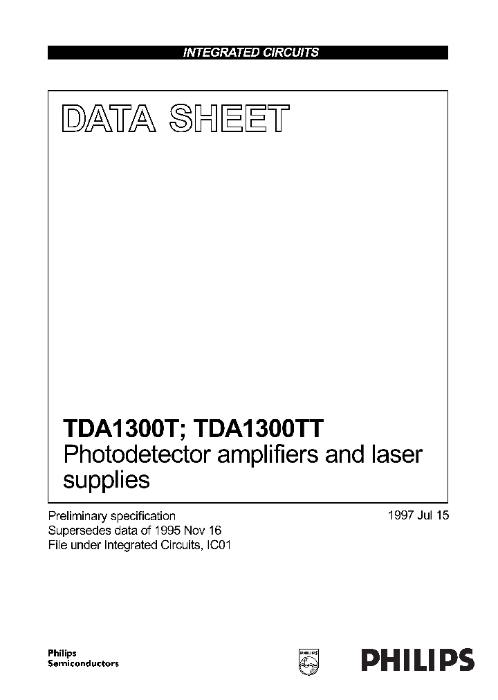 TDA1300_157430.PDF Datasheet