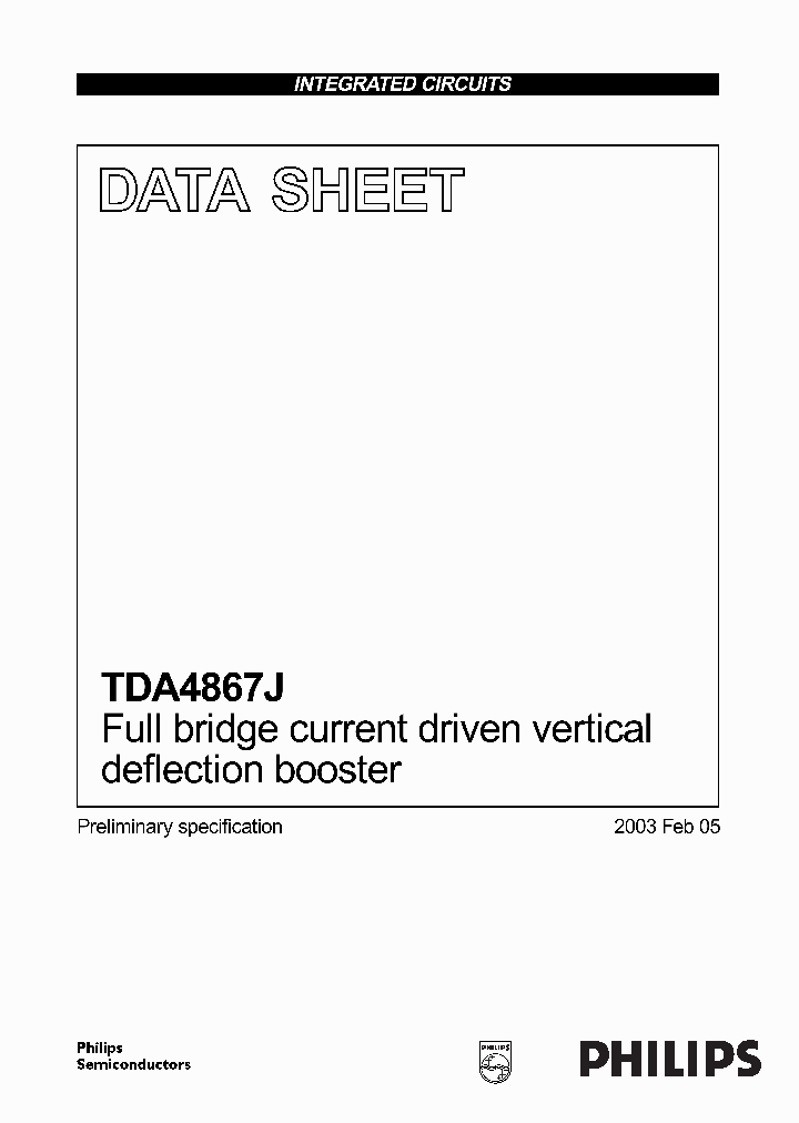 TDA4867J_189680.PDF Datasheet