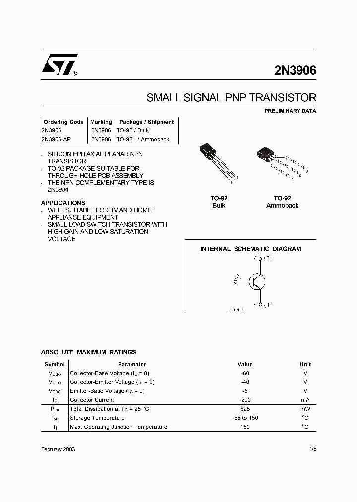 2N3906-AP_368556.PDF Datasheet