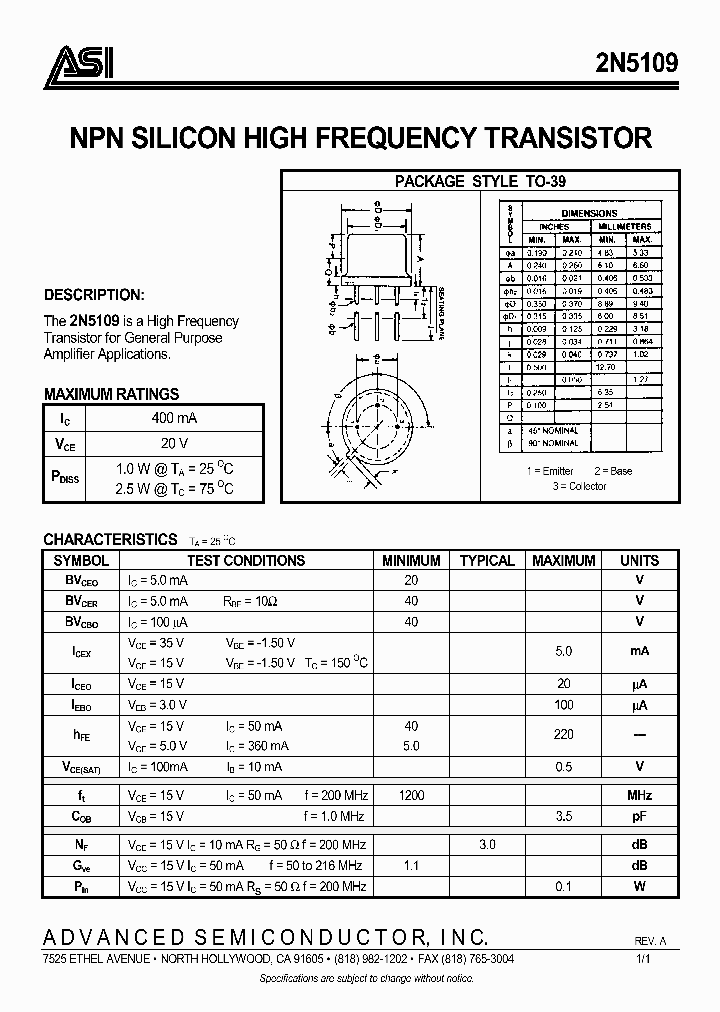 2N5109_199432.PDF Datasheet