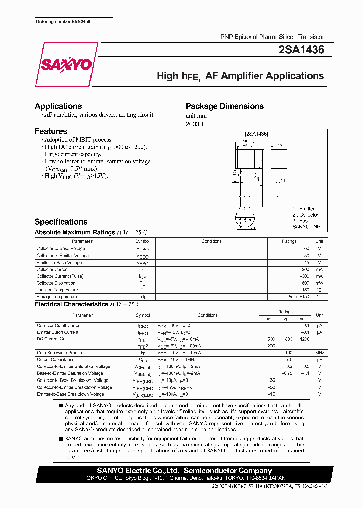 2SA1436_327937.PDF Datasheet