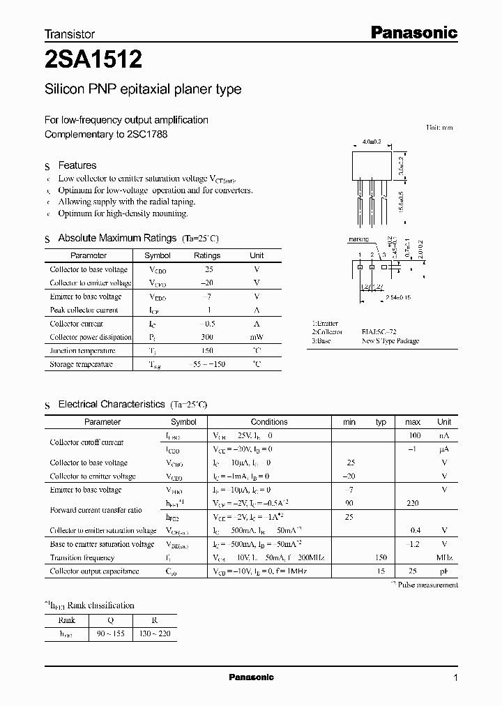 2SA1512_325643.PDF Datasheet