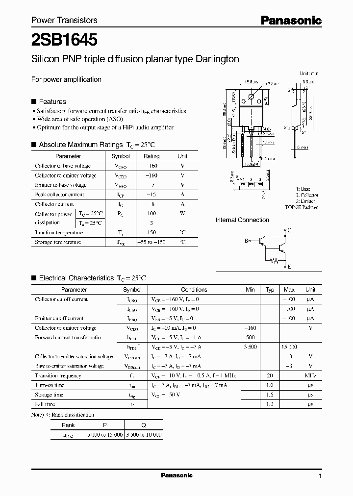 2SB1645_327407.PDF Datasheet