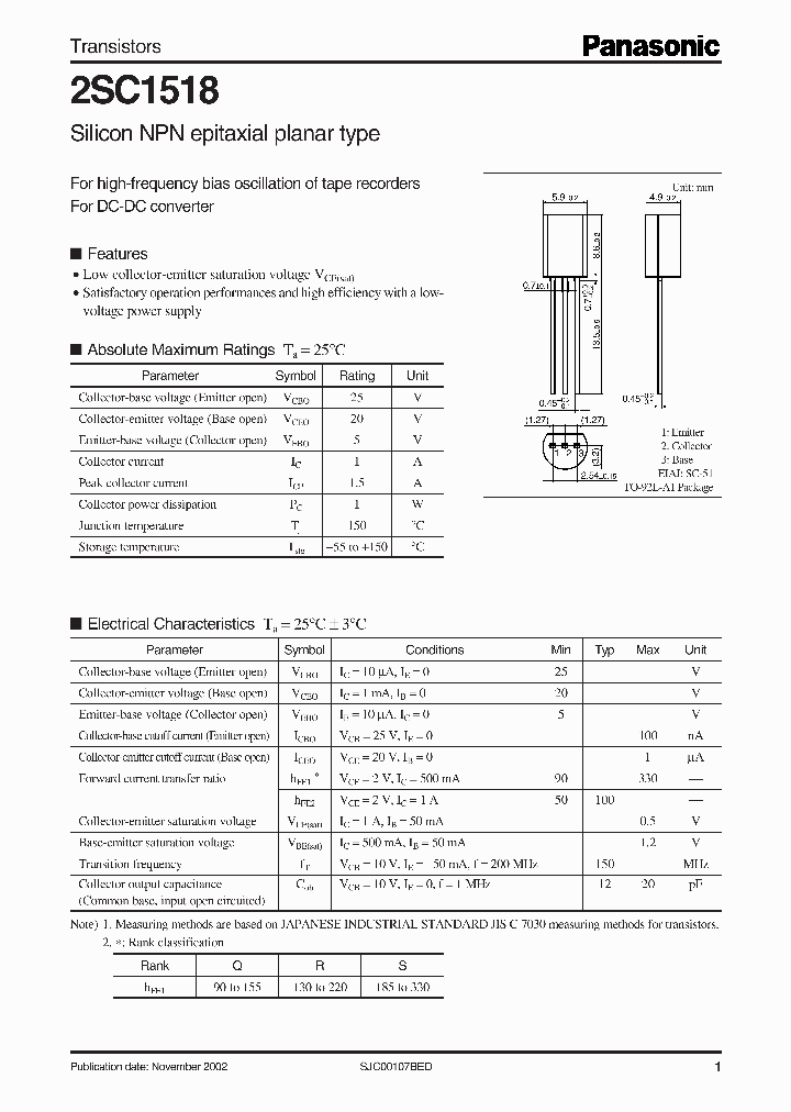 2SC1518_198739.PDF Datasheet