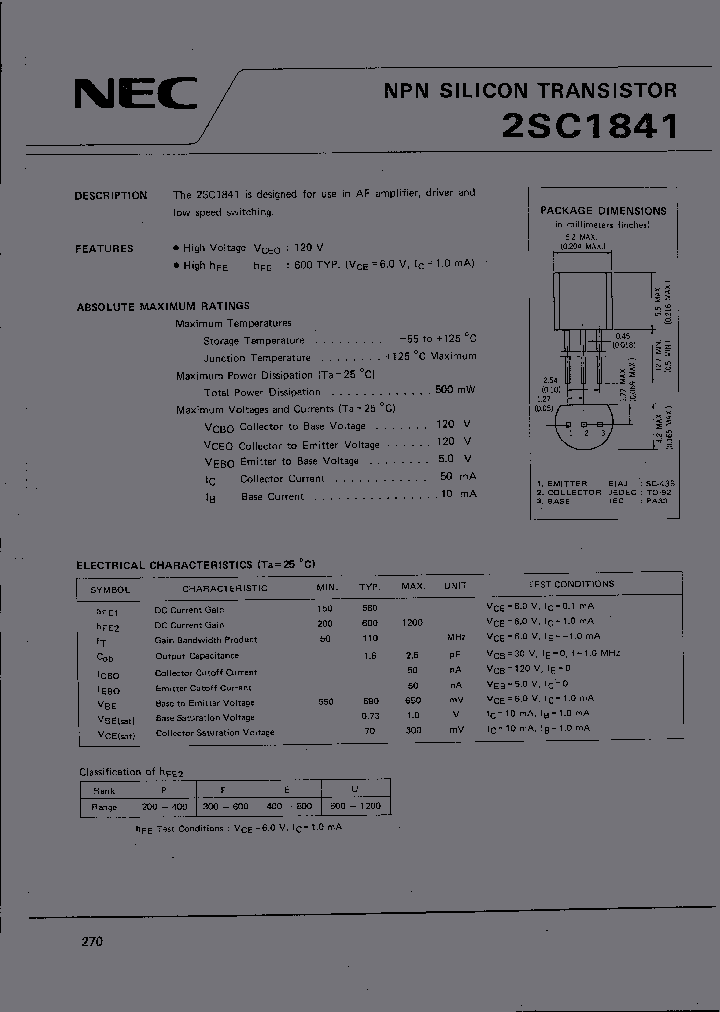 2SC1841_196625.PDF Datasheet