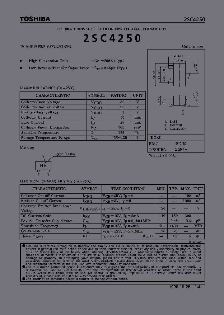2SC4250_202416.PDF Datasheet