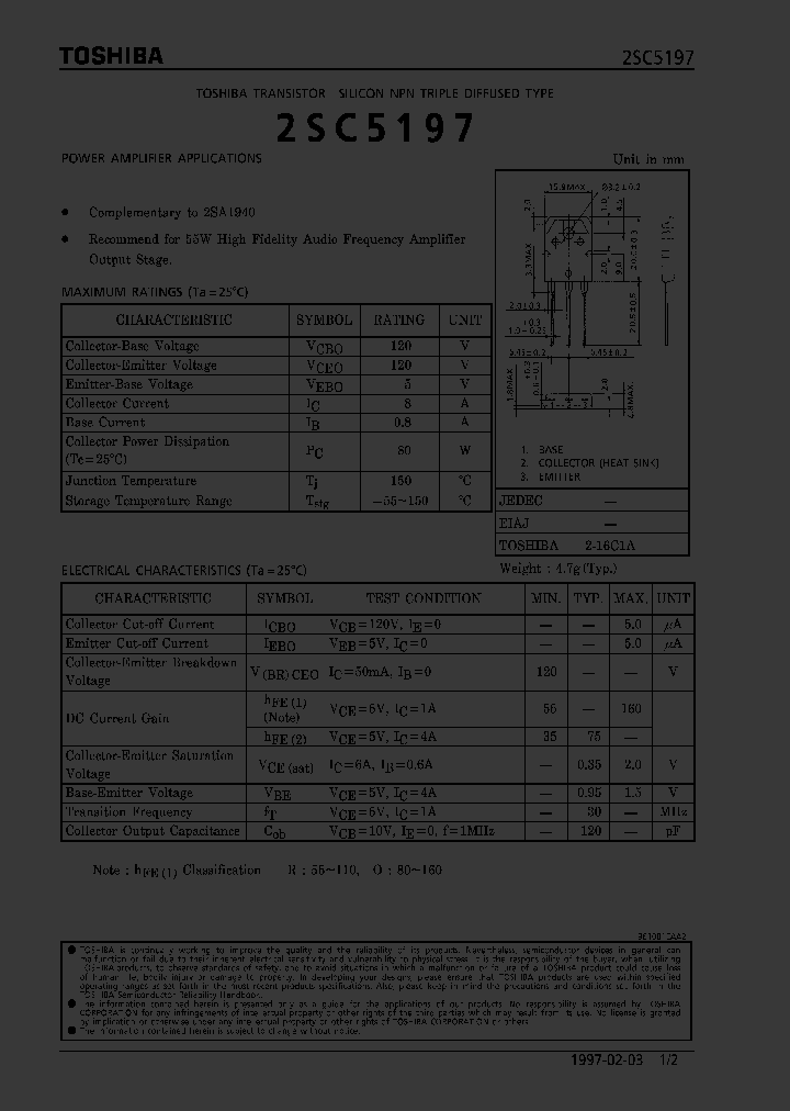 2SC5197_201587.PDF Datasheet