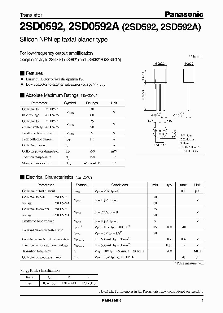 2SD0592A_201485.PDF Datasheet