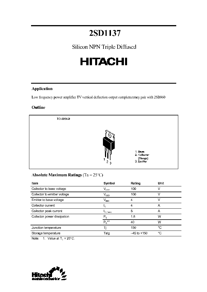 2SD1137_358773.PDF Datasheet