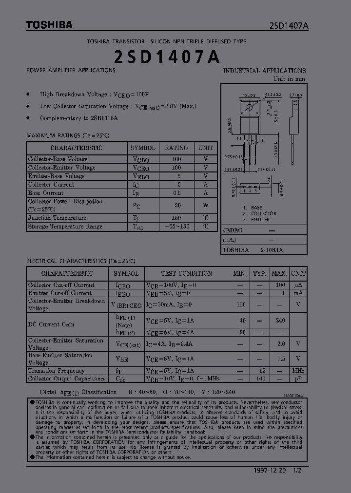 2SD1407A_321486.PDF Datasheet