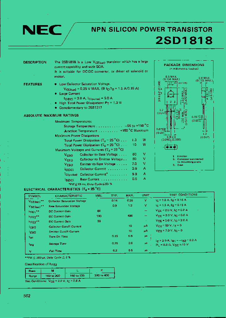 2SD1818_370725.PDF Datasheet