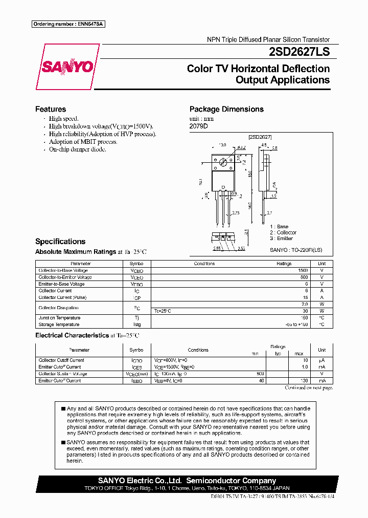 2SD2627LS_197719.PDF Datasheet