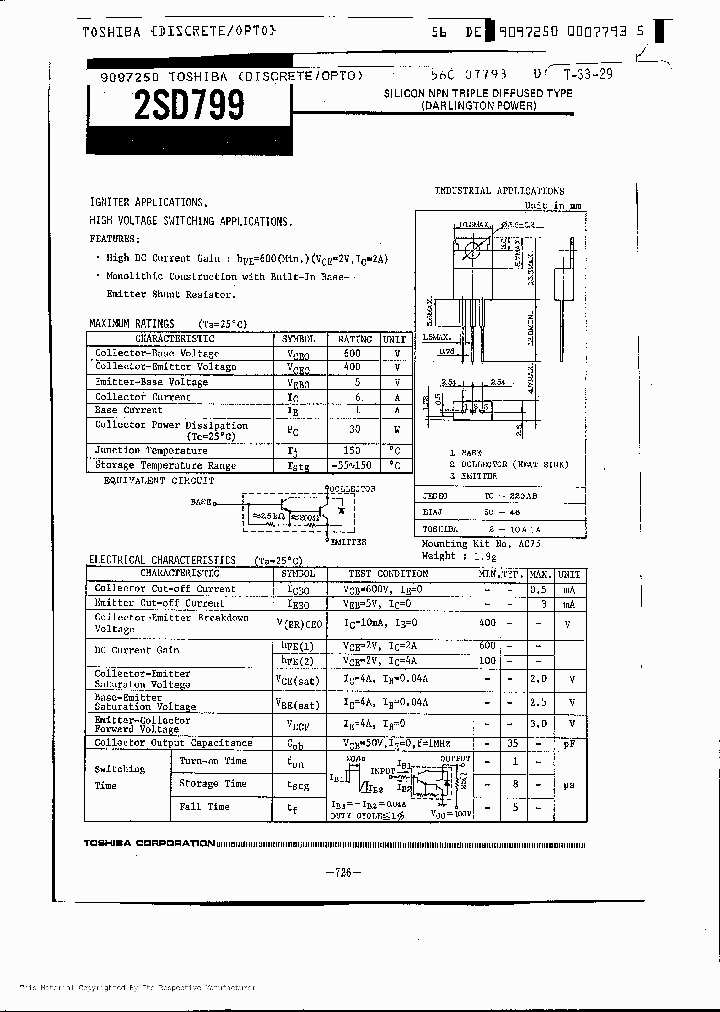 2SD799_196961.PDF Datasheet