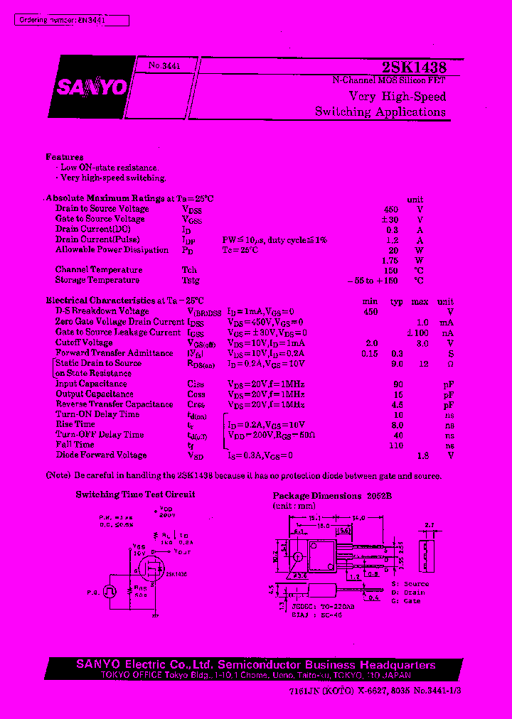 2SK1438_349982.PDF Datasheet