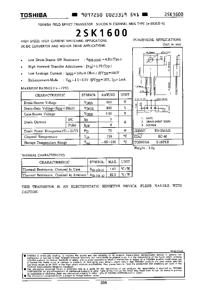 2SK160_195421.PDF Datasheet