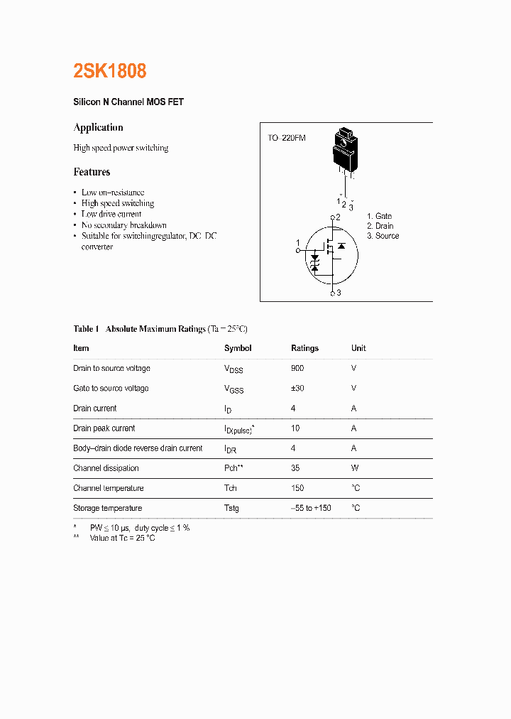 2SK1808_203123.PDF Datasheet