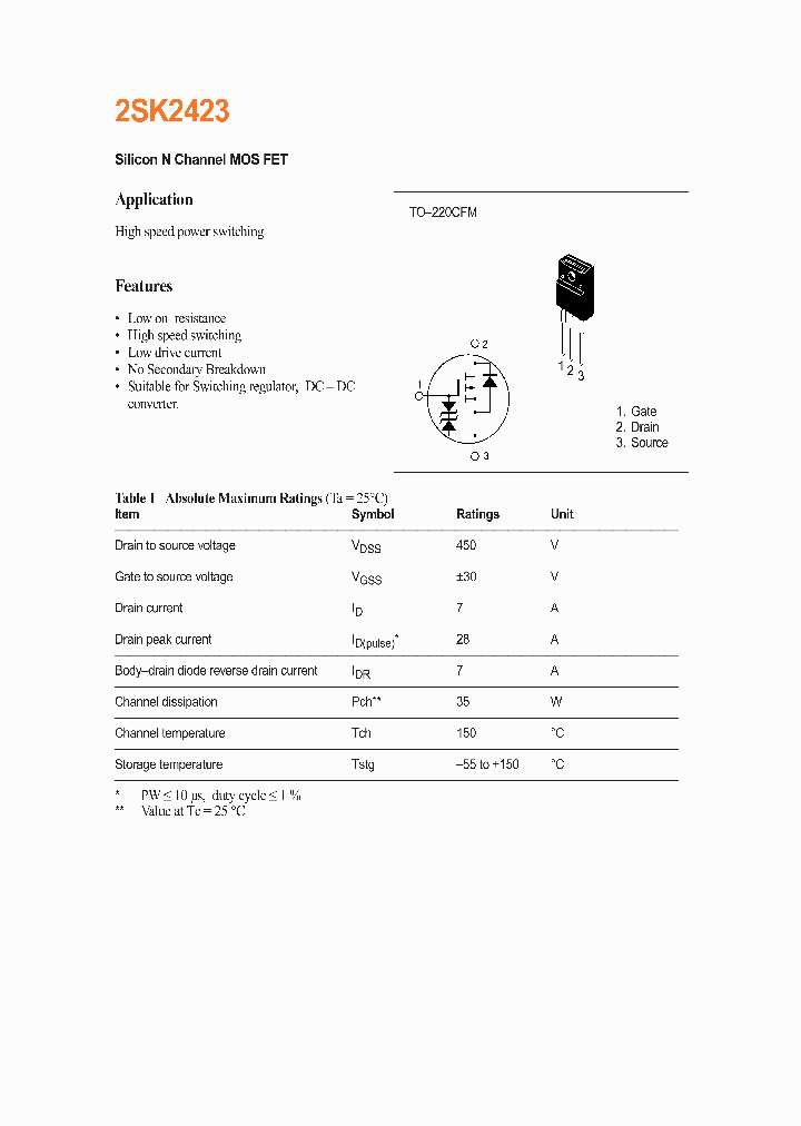 2SK2423_319705.PDF Datasheet