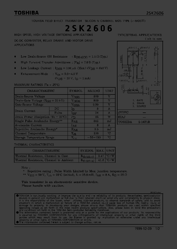 2SK2606_366774.PDF Datasheet