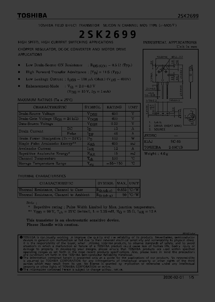 2SK2699_313585.PDF Datasheet