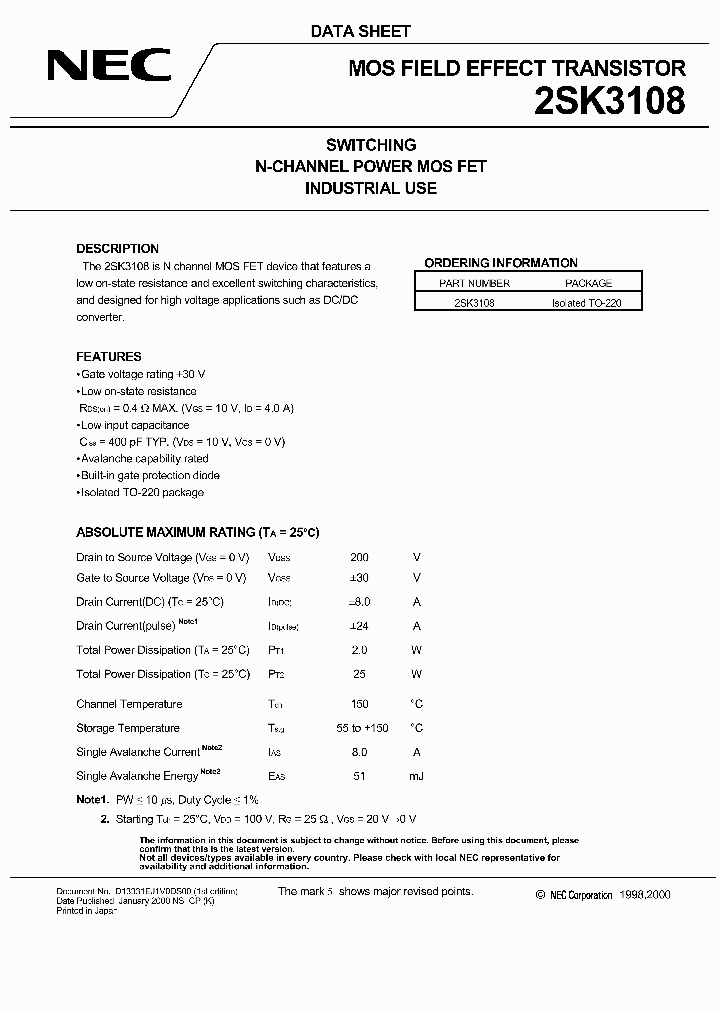 2SK3108_354434.PDF Datasheet