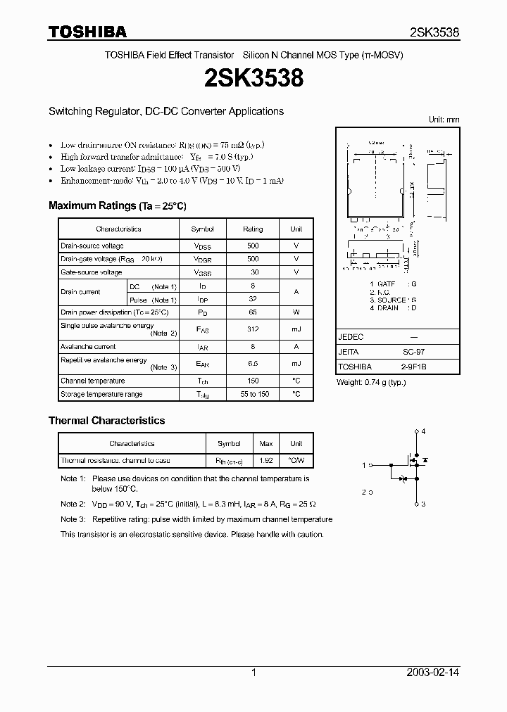 2SK3538_349973.PDF Datasheet