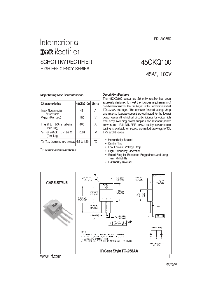 45CKQ100_337633.PDF Datasheet