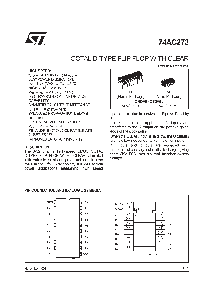 74AC273_197933.PDF Datasheet