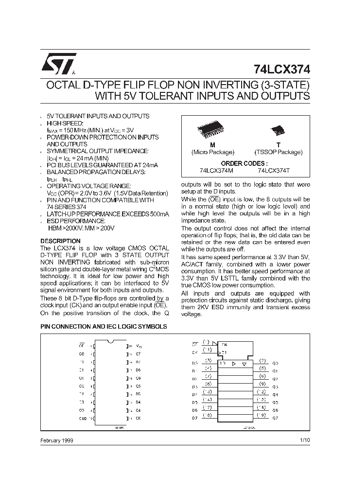 74LCX374_356158.PDF Datasheet