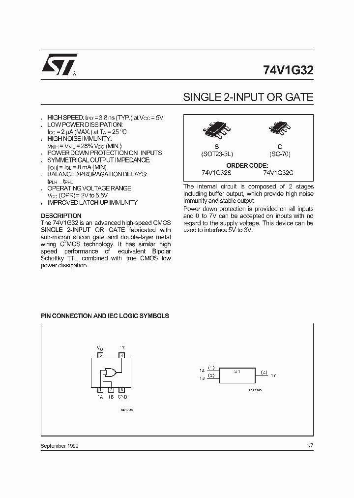 74V1G32_311312.PDF Datasheet